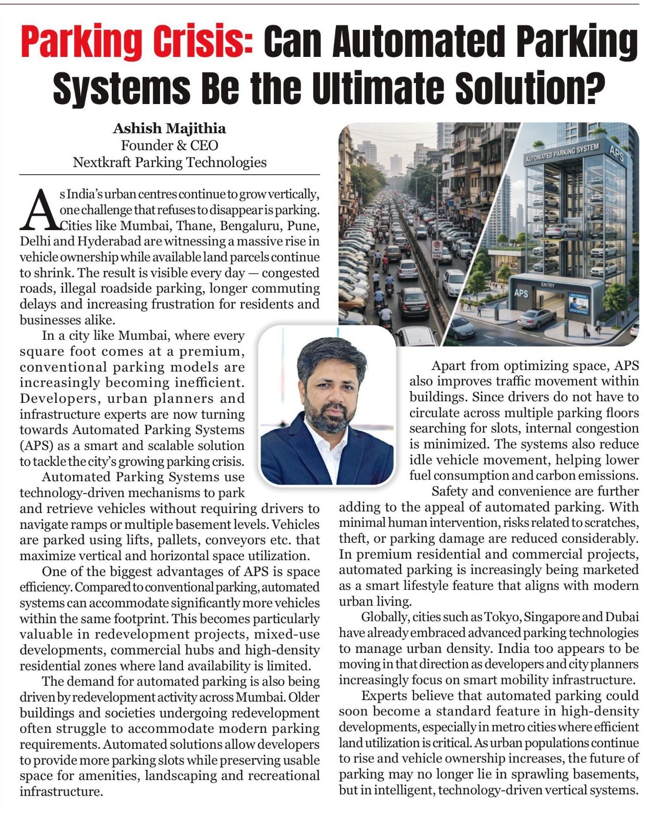 automated parking system in mumbai
